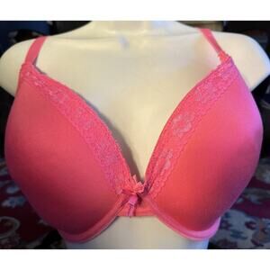 -BRA Always A Flirt Bright Pink Bra 42DD